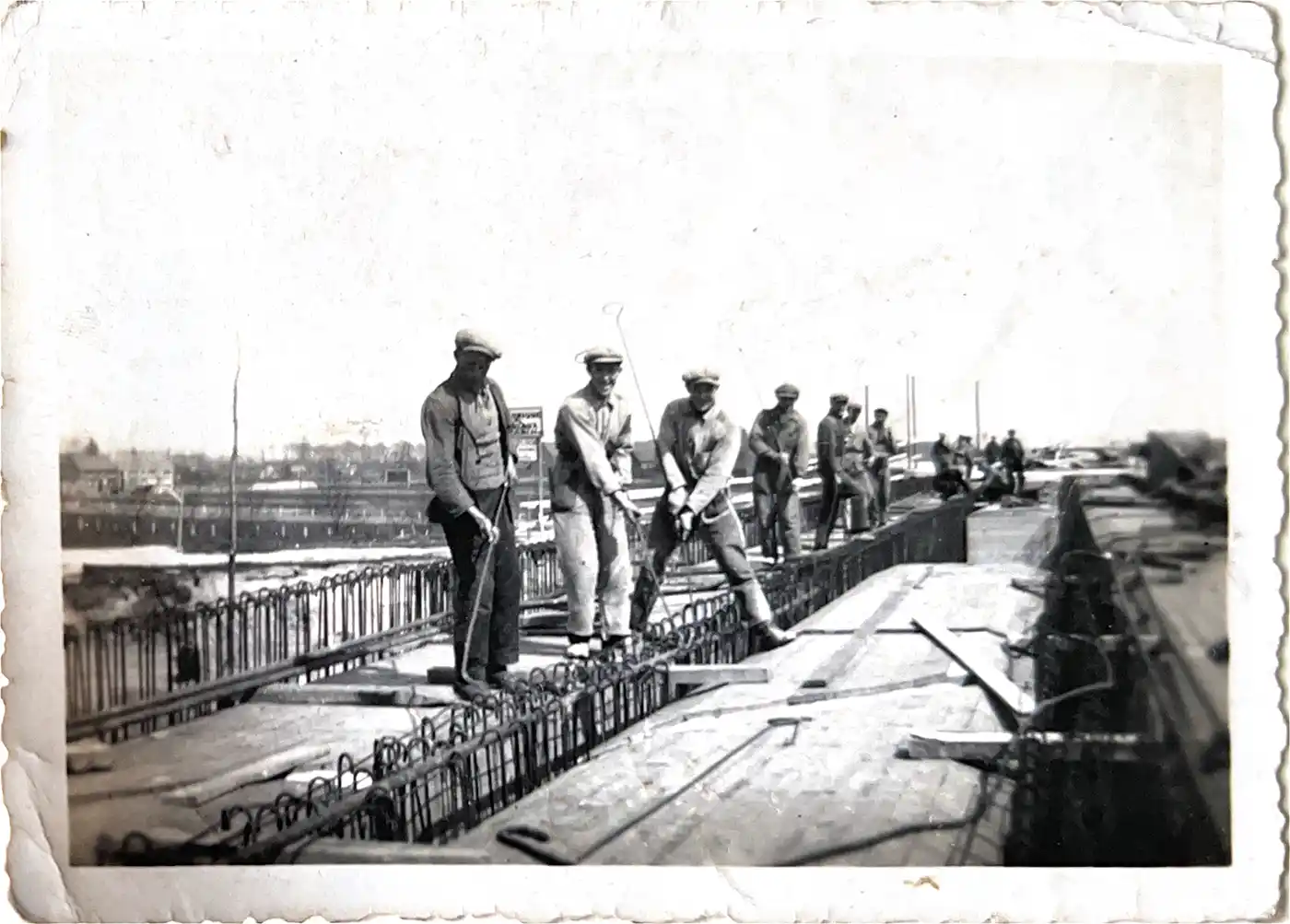 Historische foto van brug Balgerhoeke