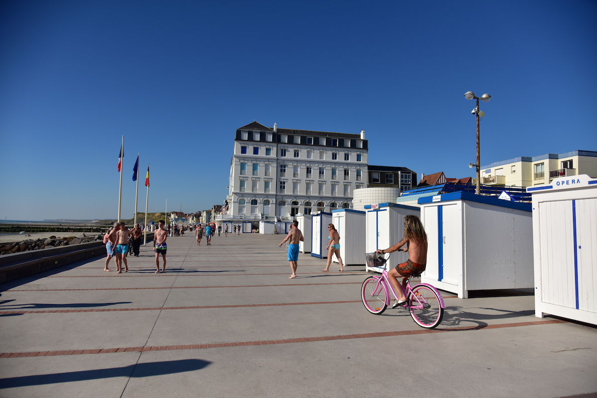 De kleurrijke historische badplaats Wimereux aan de Opaalkust